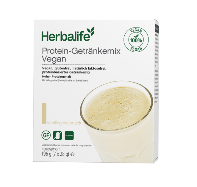 Protein-Getränkemix Vegan 7 Portionspackungen 7 Portionspackungen